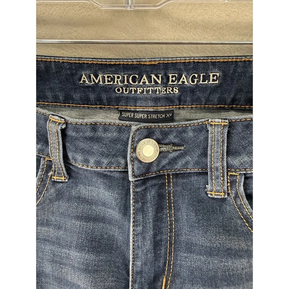American Eagle Size 6 Long Super Stretch X Jegging Mid Rise Skinny Jeans